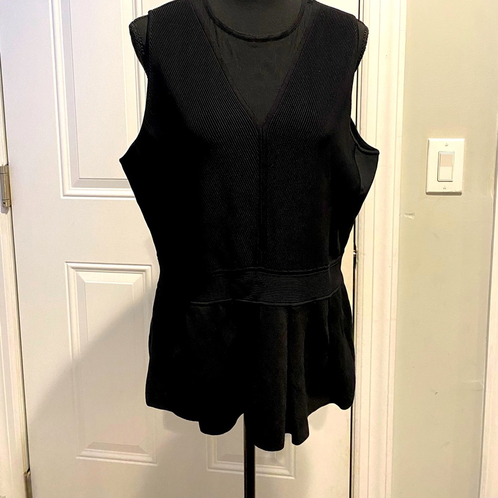 Black Sleeveless Top